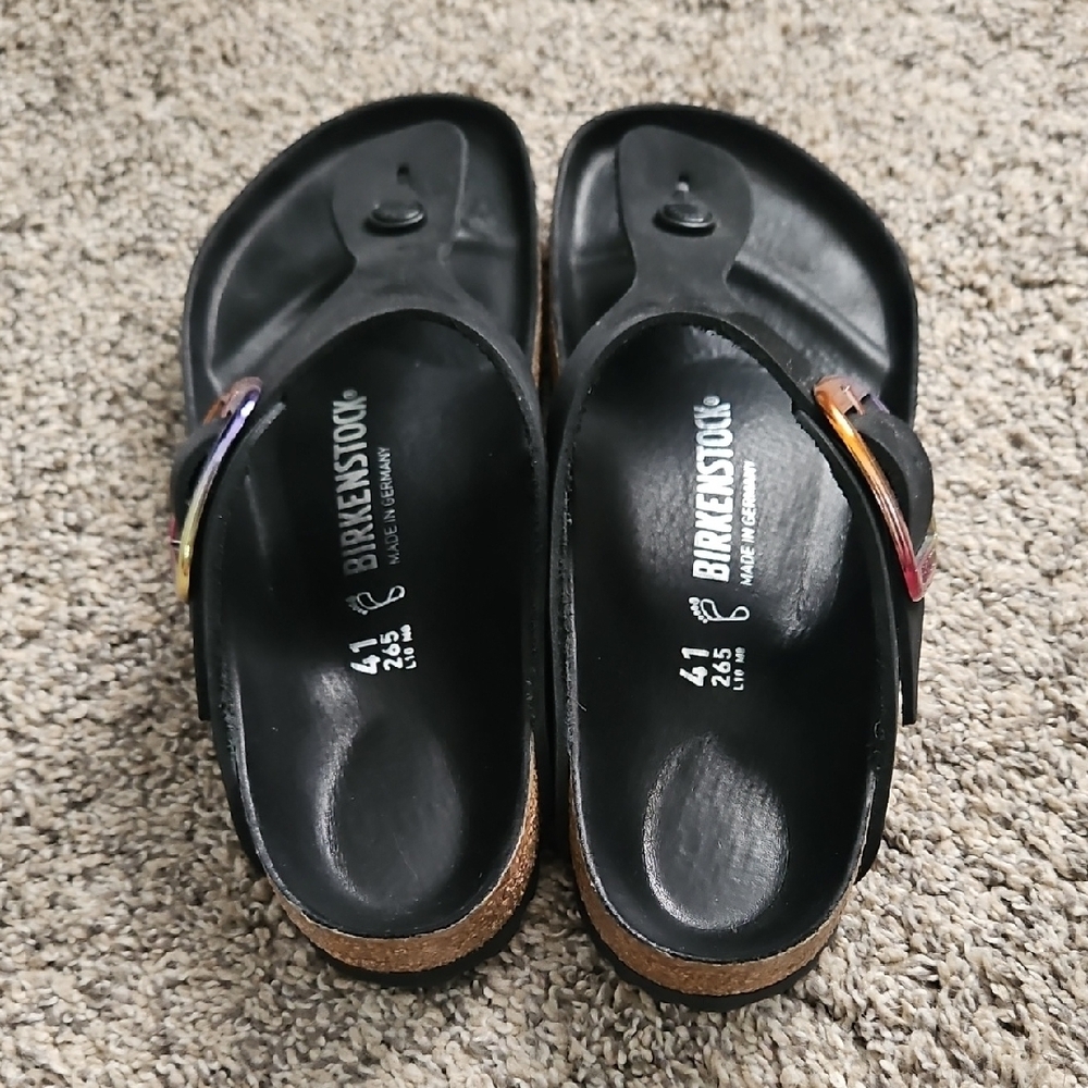 Birkenstock Gizeh Big Buckle Sandals with Iridescent Buckle - Picture 2 of 4